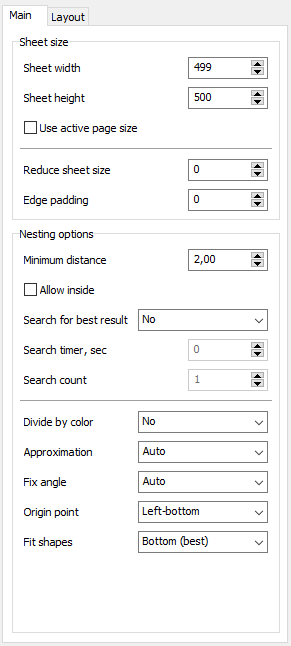 True-Shape Nesting example 3