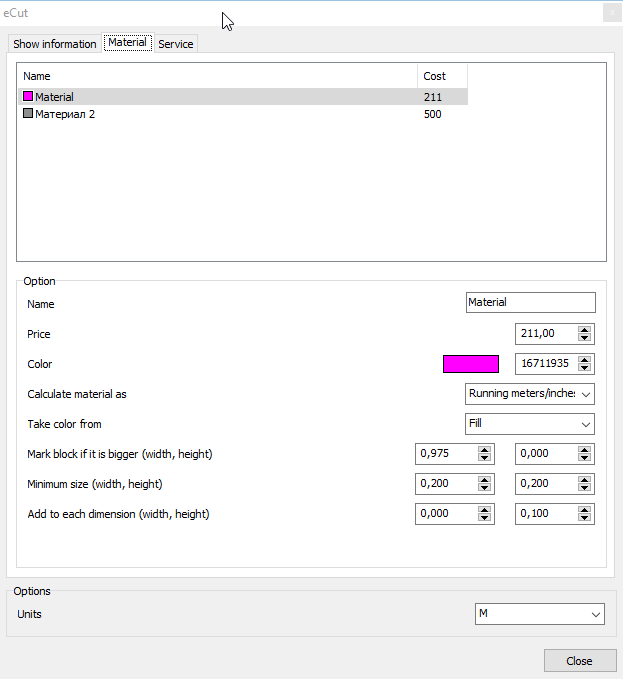 Cost Calculator example 3