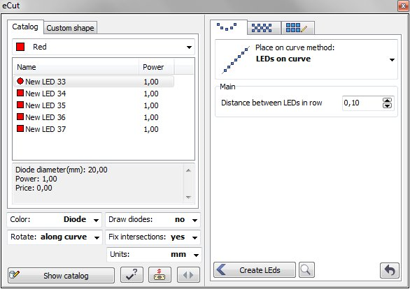 LEDs Design Tools example 1